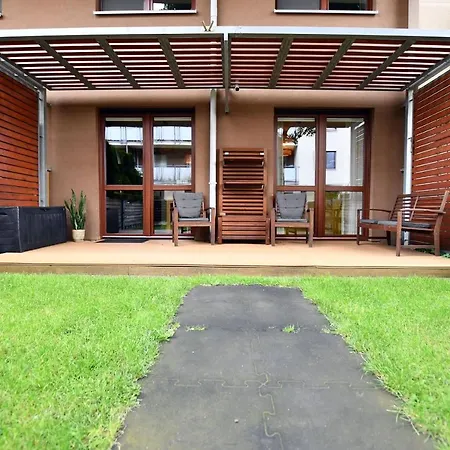 아파트 Bocianie Gniazdo Z Ogrodkiem I Garazem