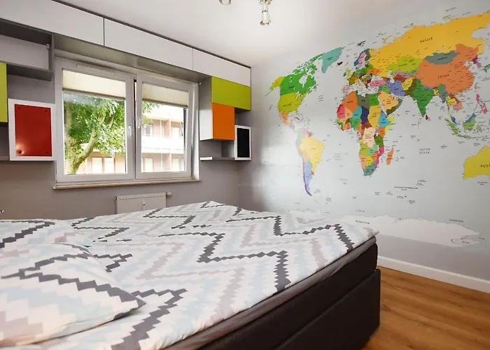 아파트 Bocianie Gniazdo Z Ogrodkiem I Garazem